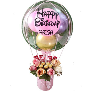 Ferrero Rocher & Kitkat Chocolate Rose Balloon Bouquets 