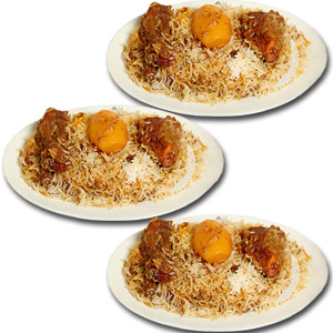 Bashomoti kacchi for 3 person