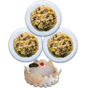Mutton Tehari- 3 Person (Half Plate) W/ Cake