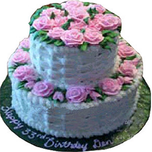 6.6 pounds Chocolate 2 Step Cake