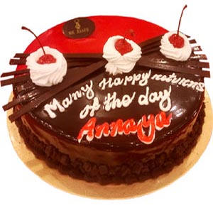 (05) Mr. Baker - Half kg  Red Velvet Round Cake