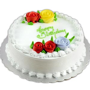 Swiss - 3.3 Pounds vanilla round cake
