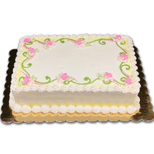 Swiss - 2.2 Pounds Vanilla Square cake
