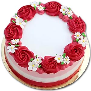 Swiss - 3.3 Pounds Vanilla Round Cake 