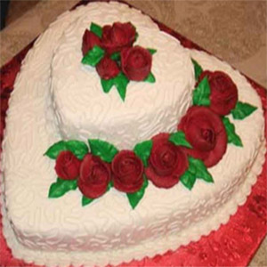 6.6 pounds Vanilla 2 Step cake