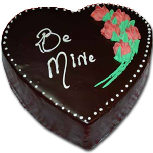 3.3 Pounds Rich Chocolate Heart Cake