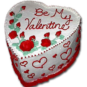 4.4 pounds Vanilla Heart Cake