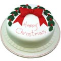 3.3 Pounds Vanilla Round Cake For X- mas