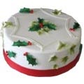 3.3 Pounds Vanilla Round Cake For X- mas
