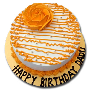 1 Pound Round Shape Vanilla Cake