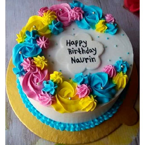 2 Pounds Round Vanilla Cake