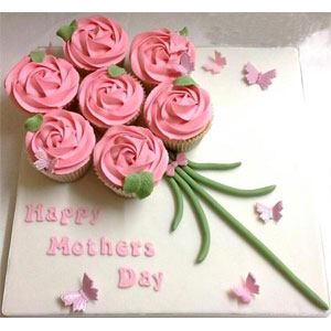Mother's day cup cake