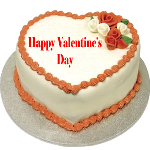 2.2 Pounds Vanilla Heart Cake