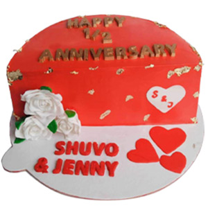 Half Anniversary 2 Pounds cake