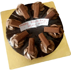 1 pound Round Shape chocolate cake