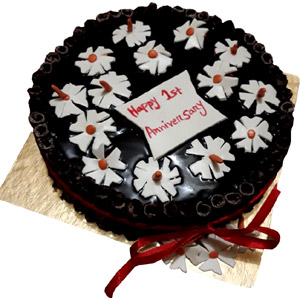 1 pound Fondant Round Shape chocolate cake