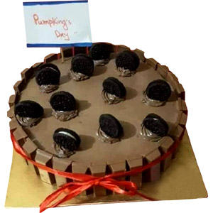1 pound Round Shape chocolate cake