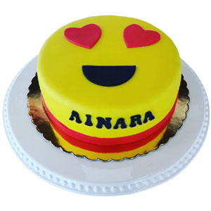 1 pound Emoji Vanilla Cake