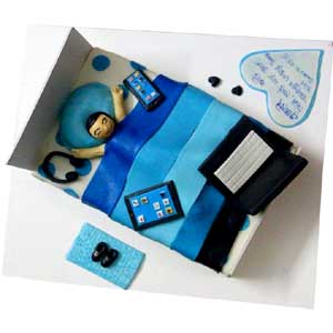 (37) 2 Pounds Fondant Bed Cake