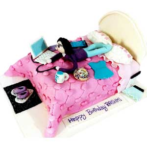 (30) 2 Pounds Fondant Bed Cake