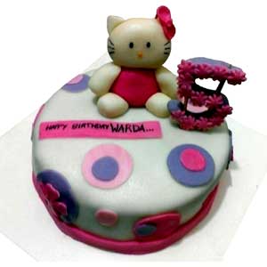 (18) 1 pound fondant round shape cake 