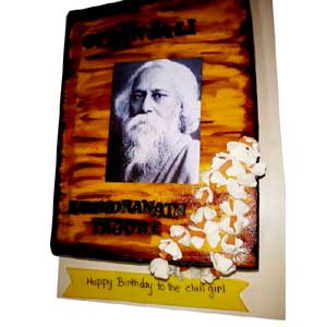 (38) 2 Pounds Fondant Book Cake