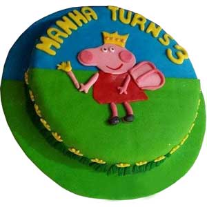 (39) 2 Pounds Fondant Cartoon Cake