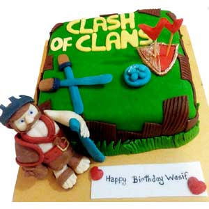 (41) 2 Pounds Fondant Cake