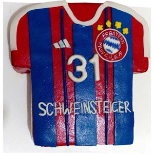(57) 2 Pound Fondant Jerse Cake