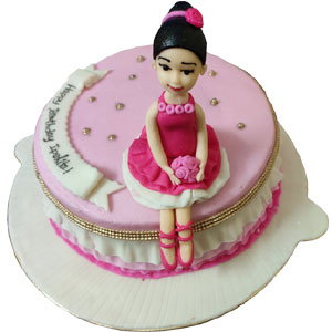(23) 2 Pounds Fondant Round Shape Cake