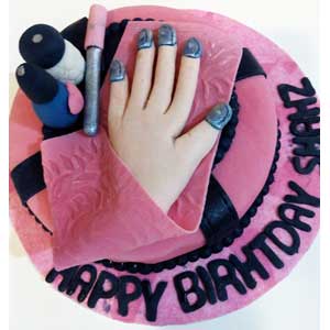 (25) 2 Pounds Fondant Round Shape Cake