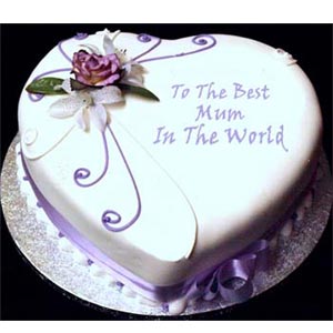 3.3 Pounds Vanilla Heart Cake