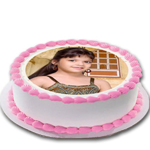 3 Pounds Chocolate Photo Printed Cake