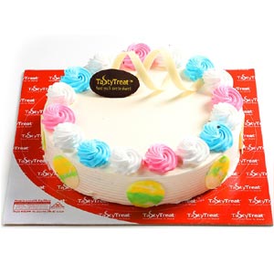(01) Half kg Vanilla Round Cake 