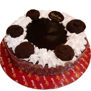 Half kg chocolate cookies cake