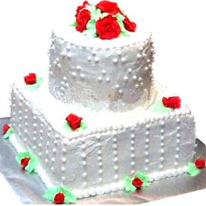 6.6 pounds Vanilla 2 Step cake