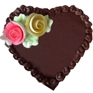 (25) 3 Pounds Chocolate Heart Cake