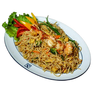 (10) Thai Noodles with Prawn
