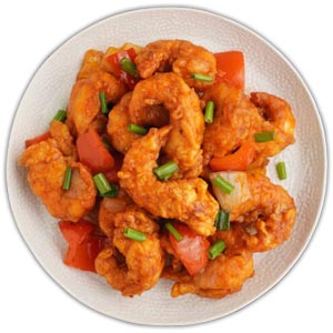 (37) Crispy Prawn W/ Sweet & Sour Sauce