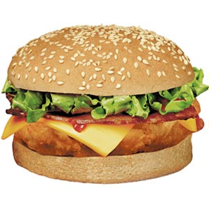 (03) Chicken with Cheese Burger 