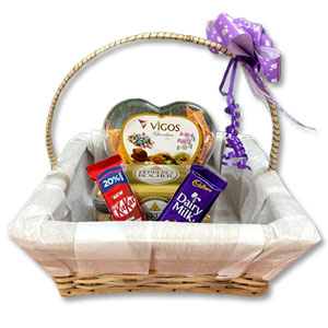 Mixed chocolate basket
