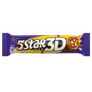 Cadbury 5 star 3D chocolate