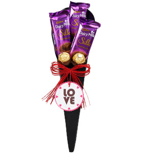Special chocolate bouquet
