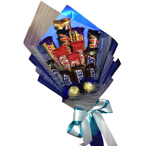 Lovely Mixed Chocolate Bouquet