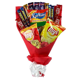 Choco N Chips Bouquet Hamper