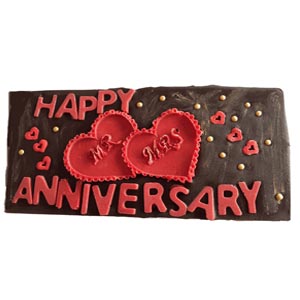 (06) Happy Anniversary Mr Mrs Chocolate Bar