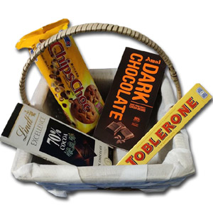 Delightful mix chocolate basket