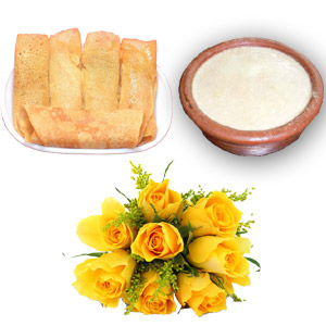 (11) Roses with doi and pitha