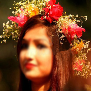 Flower crown for head