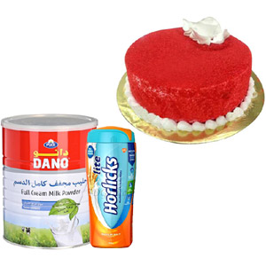 Horlicks W/ Milk powder & Cake